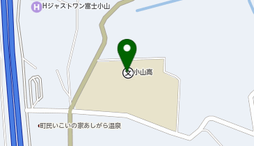 静岡県立御殿場特別支援学校小山分校の地図画像