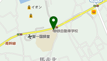 静鉄自動車学校の地図画像