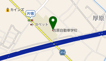 吉原自動車学校の地図画像