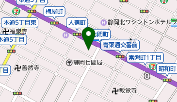 中央調理製菓専門学校静岡校の地図画像