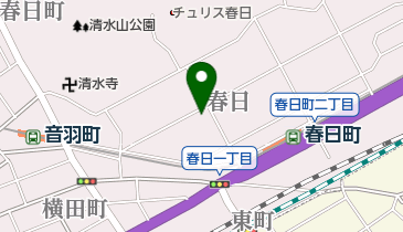 春日保育園の地図画像