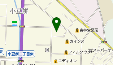 小豆餠ゆすらうめこども園の地図画像