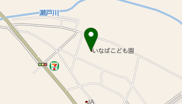 いなばこども園の地図画像