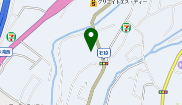 ぽんぽん石脇こども園の地図画像