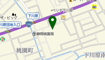 SBSマイホームセンター静岡展示場の地図画像