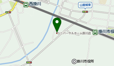 ユニバーサルホーム掛川店の地図画像