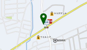 一条工務店磐田岩井展示場の地図画像