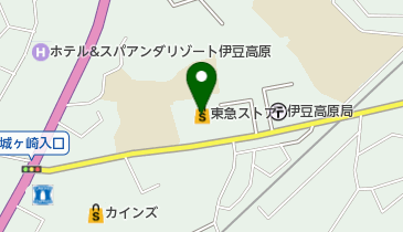 東急ストア伊豆高原店の地図画像