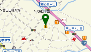 マックスバリュ御殿場東田中店の地図画像