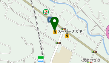 スーパーナガヤ宇佐美桜田店の地図画像