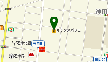 マックスバリュ沼津柳町店の地図画像