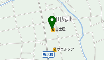 富士屋田尻北店の地図画像