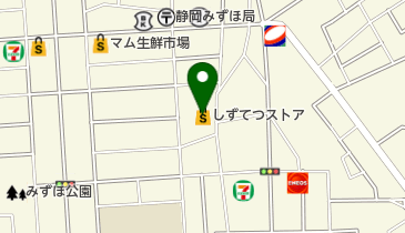 しずてつストアみずほ店の地図画像