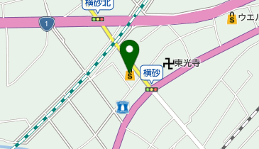 食鮮館タイヨー横砂店の地図画像