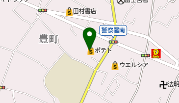 ポテト城山店の地図画像