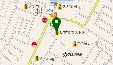 しずてつストア藤枝水守店の地図画像