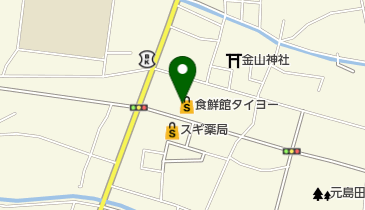 食鮮館タイヨー元島田店の地図画像