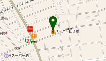 スーパー田子重田沼店の地図画像