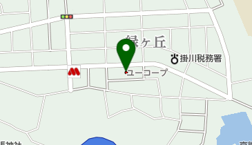 ユーコープ緑ヶ丘店の地図画像