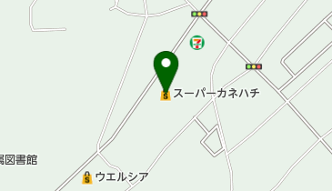 スーパーカネハチ榛原店の地図画像