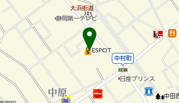 ESPOT静岡駅南店の地図画像