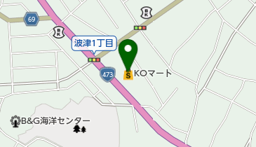 KOマート相良店の地図画像