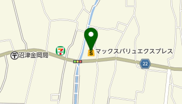 マックスバリュエクスプレス沼津西沢田店の地図画像