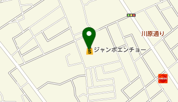 ジャンボエンチョー下川原店の地図画像