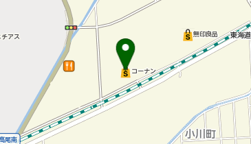 ホームセンターコーナンノブレスパルク袋井店の地図画像