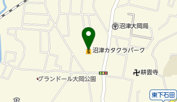 沼津カタクラパークの地図画像