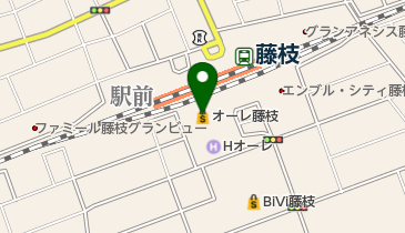 オーレ藤枝の地図画像