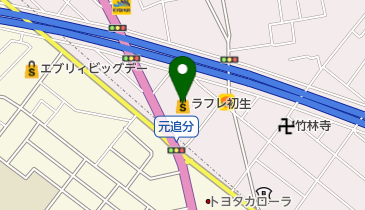 ラフレ初生の地図画像