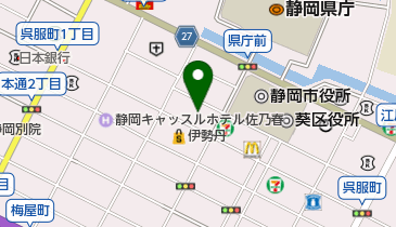 札の辻クロスの地図画像