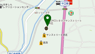 マックハウスS.S.F.サンストリート浜北店の地図画像