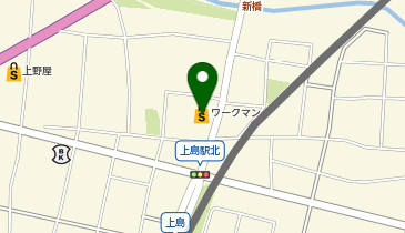 ワークマンプラス浜松上島店の地図画像