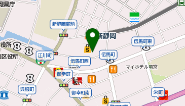 BEAMS静岡の地図画像