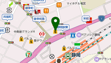 ミキハウス静岡松坂屋店の地図画像
