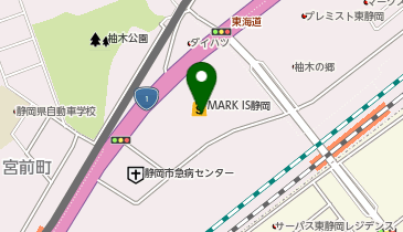 H&M MARK IS静岡店の地図画像