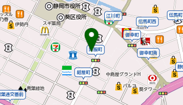 SUIT SELECT SHIZUOKA GOFUKUCHO STREETの地図画像