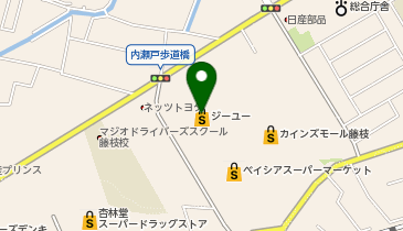 ジーユーカインズモール藤枝店の地図画像