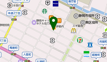 タビオ静岡伊勢丹店の地図画像