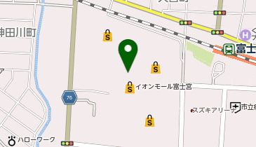 ジーユーイオンモール富士宮店の地図画像