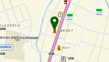 つるやゴルフ浜松店の地図画像
