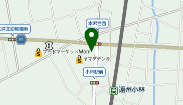 上州屋浜北店の地図画像