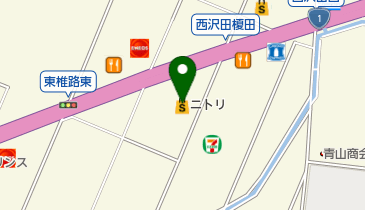 ニトリ沼津店の地図画像