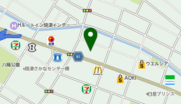 ニトリ焼津店の地図画像