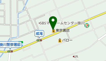 東京書店掛川店の地図画像