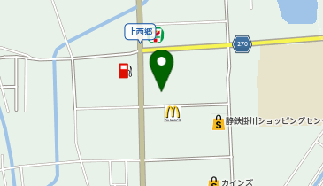 明屋書店掛川西郷店の地図画像