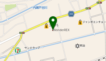 WonderREX藤枝店の地図画像