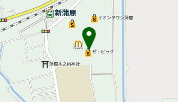 ザ・ビッグ蒲原店の地図画像
